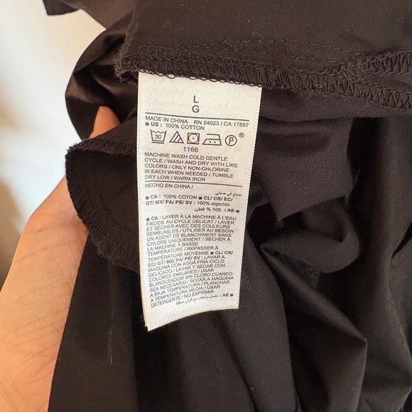 Old Navy Large Black Shirt Dress - Picture 4 of 4